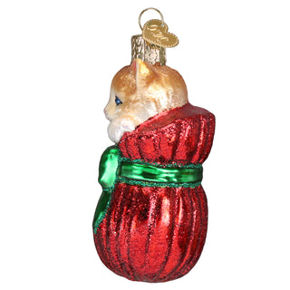Letting The Cat Out Of The Bag Ornament  Old World Christmas