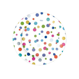 Confetti Birthday - Salad/Dessert Plates 8pk  Caspari