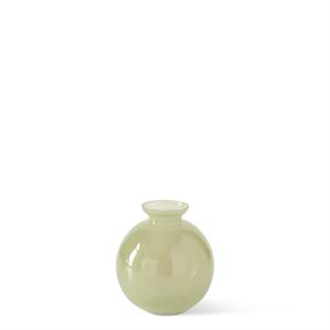 Small Green Glass Vases  K&K B