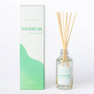 Daybreak 4 oz. Hue Reed Diffuser (Lemon + Cucumber) GP Candle Co.
