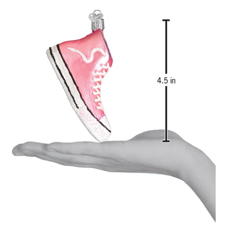 Pink High-top Sneaker Ornament  Old World Christmas