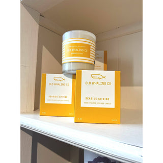 Seaside Citrine Candle  Old Whaling Company