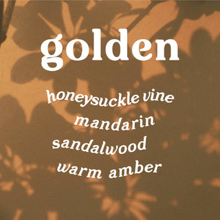 Golden 4 oz. Hue Reed Diffuser (Amber + Honeysuckle) GP Candle Co.