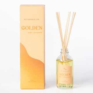 Golden 4 oz. Hue Reed Diffuser (Amber + Honeysuckle) GP Candle Co.
