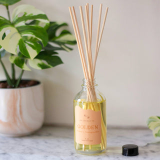 Golden 4 oz. Hue Reed Diffuser (Amber + Honeysuckle) GP Candle Co.