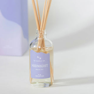 Midnight 4 oz. Hue Reed Diffuser (Black Iris) GP Candle Co.
