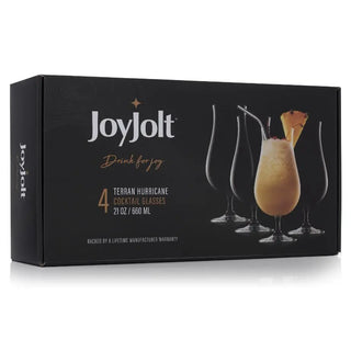 Terran Hurricane Cocktail Glasses, Set of 4  JoyJolt