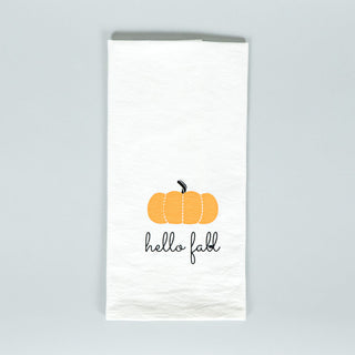 Tea Towels S/2 Hello Fall/Pumpkin + Badams