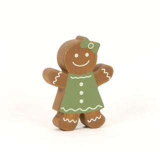 Chunky Wood Shape (Gingerbread) Adams Christmas Adams & Co.