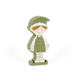 Chunky Wood Shape (Boy Elf) Multicolor Adams Christmas Adams & Co.