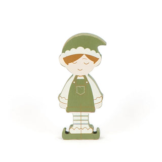 Chunky Wood Shape (Boy Elf) Multicolor Adams Christmas Adams & Co.