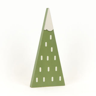 Reversible Chunky Wood Tree - Green Adams Christmas Adams & Co.