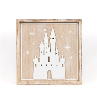 Reversible Wood Sign Haunted House/Castle - Sm Adams Halloween Adams & Co.