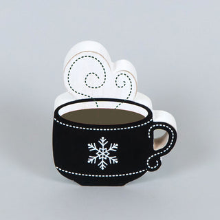 Reversible Chunky Wood Shape (Mug) Green/White/Black Adams Christmas Adams & Co.