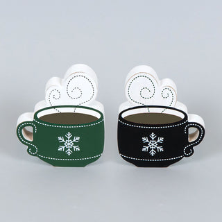 Reversible Chunky Wood Shape (Mug) Green/White/Black Adams Christmas Adams & Co.