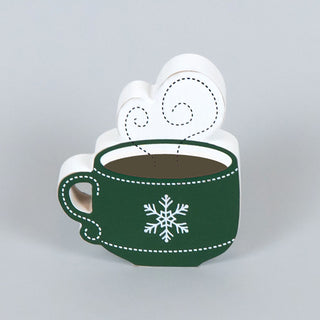 Reversible Chunky Wood Shape (Mug) Green/White/Black Adams Christmas Adams & Co.