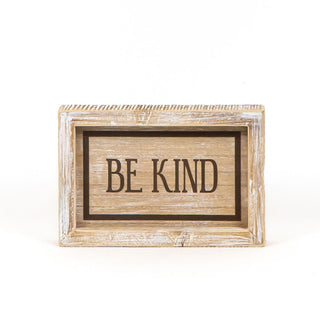 Be Merry / Be Kind Reversible Sign Adams Christmas Adams & Co.