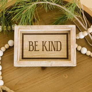 Be Merry / Be Kind Reversible Sign Adams Christmas Adams & Co.