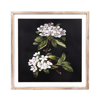 Reversible Wood Framed Sign (Flower/Landscape) Adams Everyday Adams & Co.