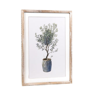 Reversible Wood Framed Sign (Pomegranate/Plant) Adams Everyday Adams & Co.