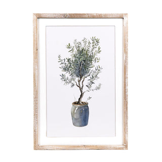 Reversible Wood Framed Sign (Pomegranate/Plant) Adams Everyday Adams & Co.