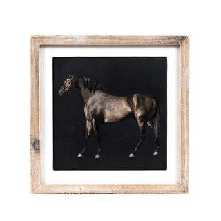 Reversible Wood Framed Sign (Horse/Bird) Adams Everyday Adams & Co.