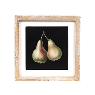 Reversible Wood Framed Sign (Pear/Pitcher) Adams Everyday Adams & Co.