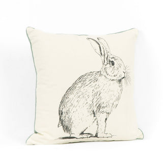 Reversible Pillow (Rabbit/Checkered) Adams Easter/Spring Adams & Co.