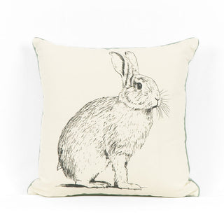 Reversible Pillow (Rabbit/Checkered) Adams Easter/Spring Adams & Co.