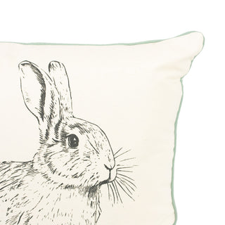 Reversible Pillow (Rabbit/Checkered) Adams Easter/Spring Adams & Co.