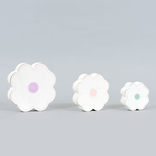 Wood Cutout Shapes S/3 (Flowers) Adams Easter/Spring Adams & Co.