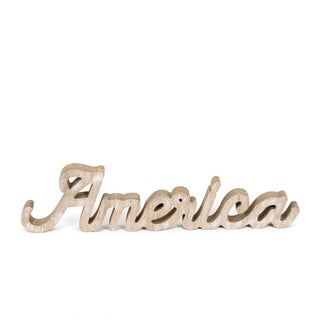 Natural Wood Cutout (America) Adams Summer Adams & Co.