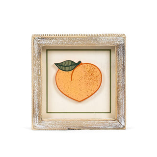 Square Reversible Wood Frame Sign (Star/Peach) Adams Summer Adams & Co.