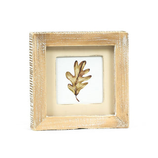 Reversible Wood Frame Sign (Pinecones/Leaf) Adams Fall/Thanksgiving Adams & Co.