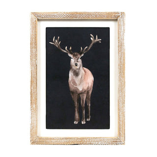 Reversible Wood Frame Sign (Reindeer/Pumpkin) Adams Fall/Thanksgiving Adams & Co.