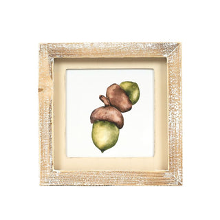 Reversible Wood Frame Sign (Berry/Acorn) Adams Fall/Thanksgiving Adams & Co.