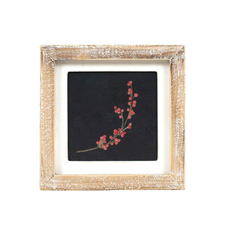 Reversible Wood Frame Sign (Berry/Acorn) Adams Fall/Thanksgiving Adams & Co.