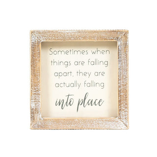 Wood Frame Sign (Into Place) Adams Everyday Adams & Co.