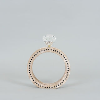 Wood Chunky Shape (Ring) Bk/Ntrl Adams Everyday Adams & Co.