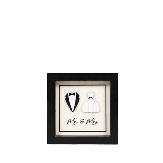 Reversible Wood Frame Sign (Mr/You) Wh/Bk Adams Everyday Adams & Co.