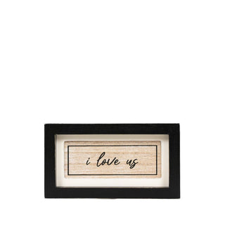 Reversible Wood Frame Sign (Key/Love) Adams Everyday Adams & Co.