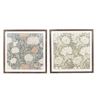 Reversible Wood Frames Sign (Flowers) Multi Adams Everyday Adams & Co.