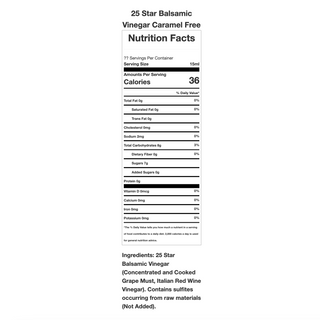 Balsamic Vinegar of Modena 25 Star Dark Balsamic Opal and Olive