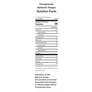 Dark Balsamic Vinegar - Pomegranate Dark Balsamic Opal and Olive