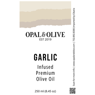 Infused Olive Oil - Garlic Flavored Olive Oil Opal and Olive