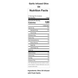 Infused Olive Oil - Garlic Flavored Olive Oil Opal and Olive