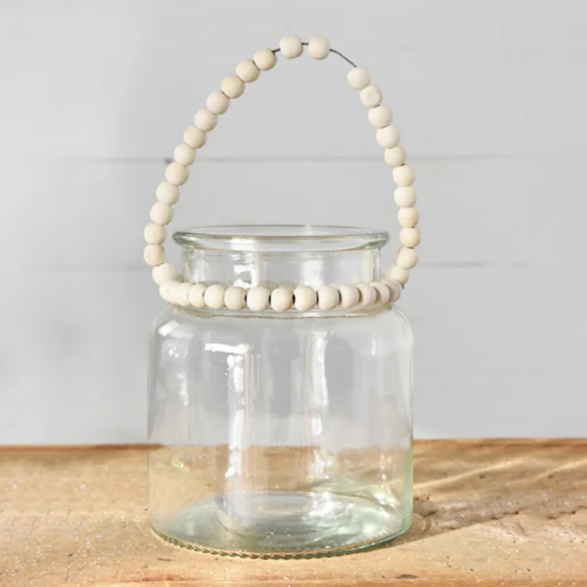 Large Jar With White Beads  PD Home   