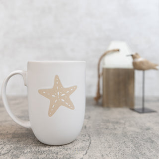 Whitewashed Wood Seagulls on Metal Spindle  K&K