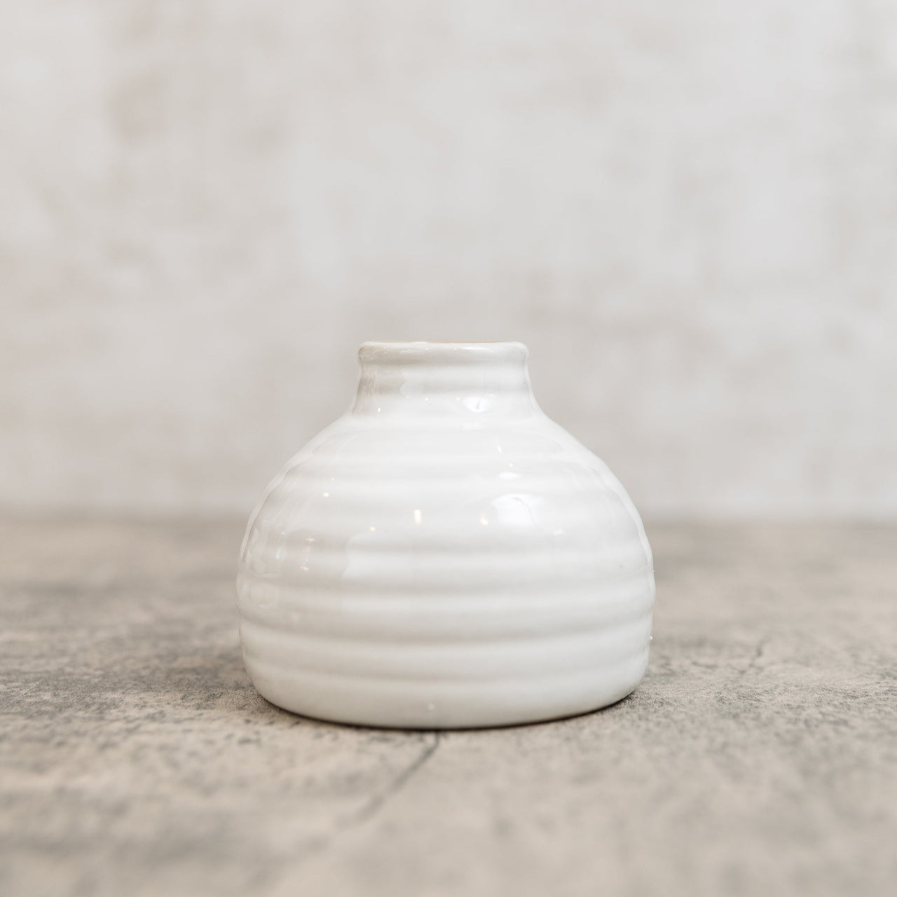Small White Bud Vase  PD Home   
