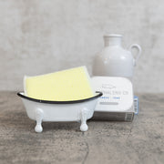 White Bathtub Soap Dish  PD Home   